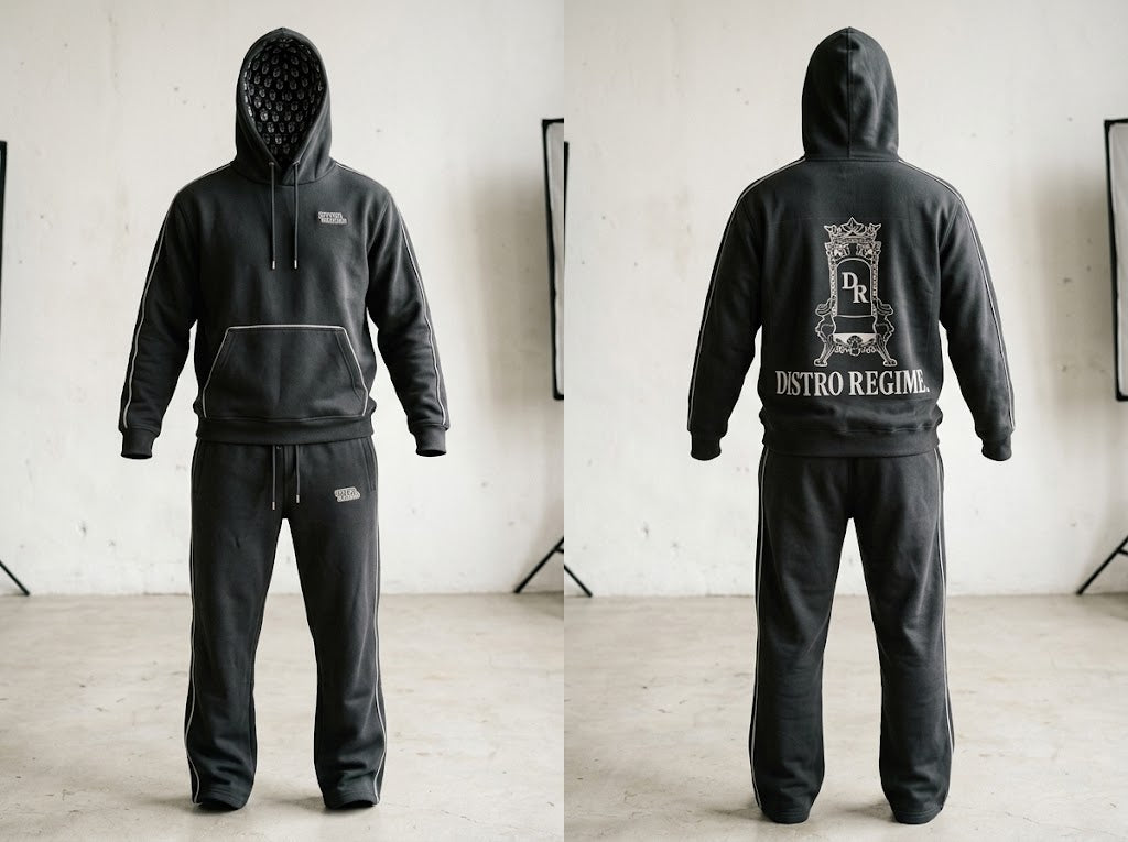 Distro Regime. Women Court Casual Sweatsuit Pre-Sale $120
