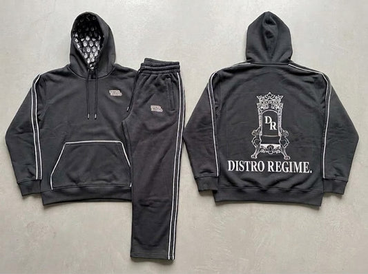 Distro Regime. Women Court Casual Sweatsuit Pre-Sale $120